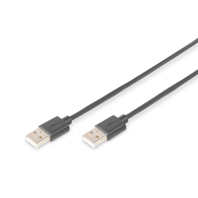 DIGITUS AK-300101-010-S USB 2.0 Kabel Typ A St./ St. 1m schwarz